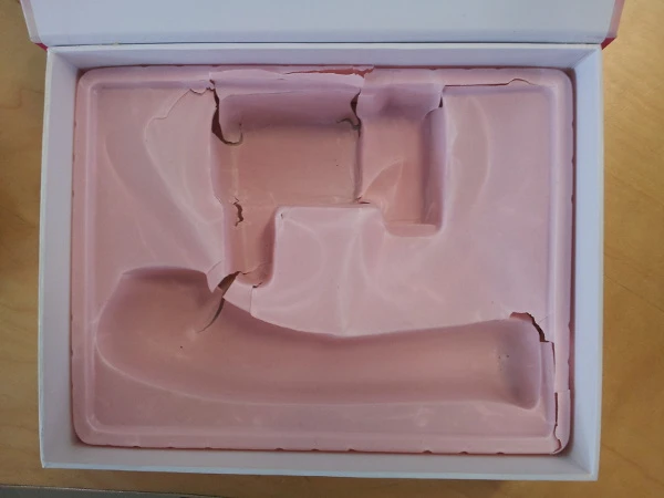ultraschall gerät verpackung offen