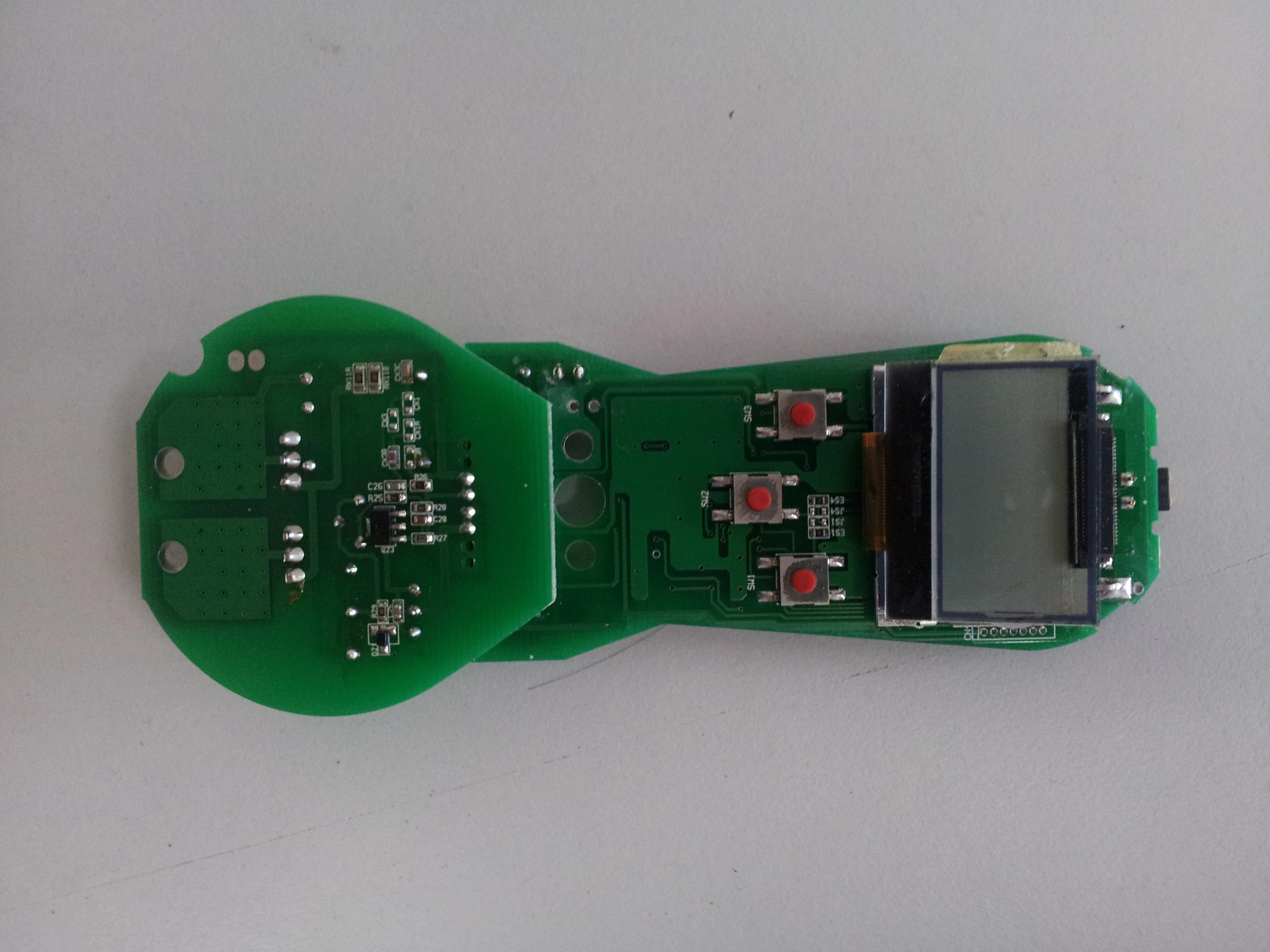 Platine mit display